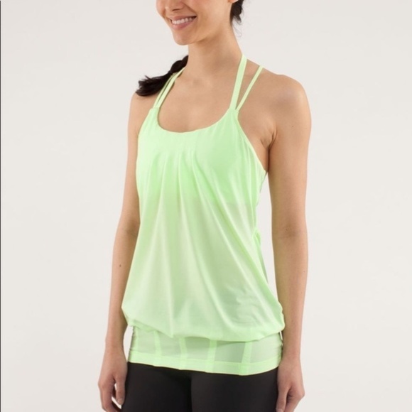 Lululemon Flow And Go Tank II Faded Zap - Picture 2 of 8
